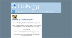 Desktop Screenshot of blogs.bible.org